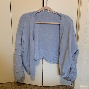 vintage blue sweater